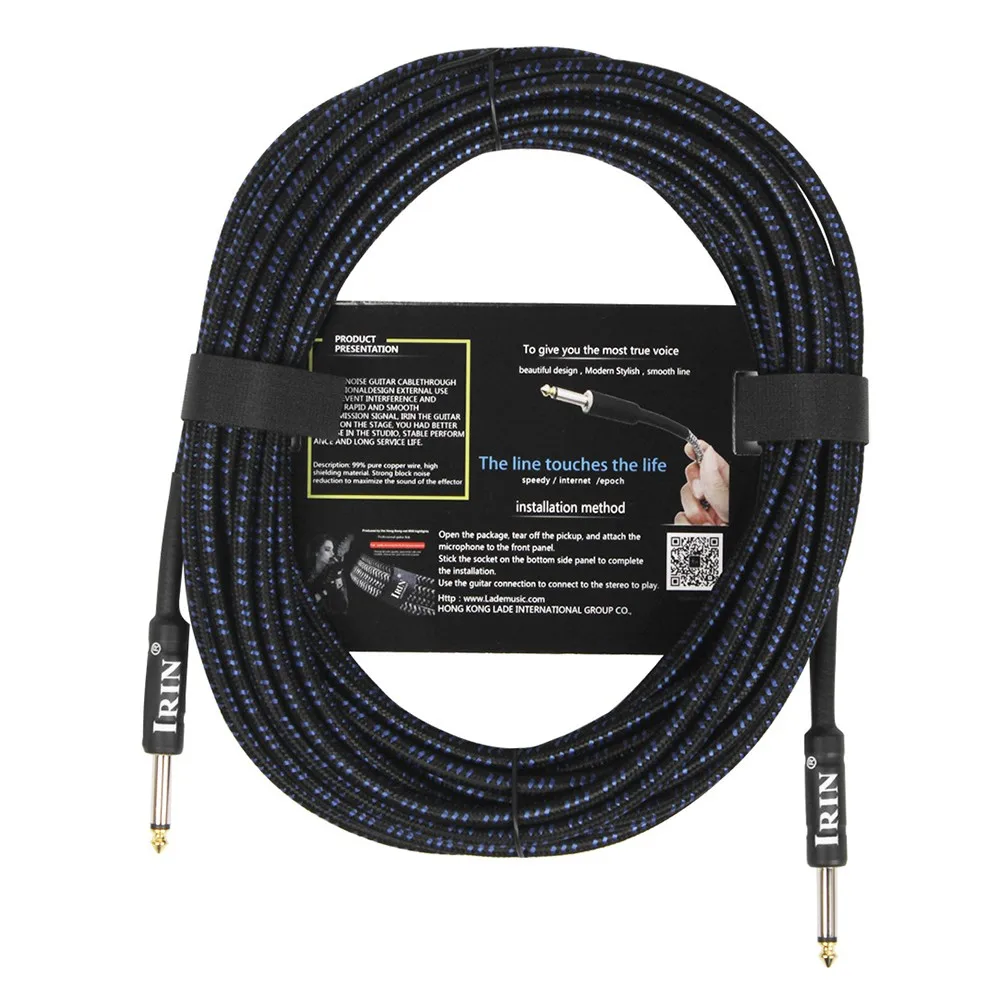 10m Electric Guitar Cable Wire Cord 6.35mm Jack Electric & Bass & Acoustic To Amplifier Accessories Musical Instruments
10m Electric Guitar Cable Wire Cord 6.35mm Jack Electric & Bass & Acoustic To Amplifier Accessories Musical Instruments