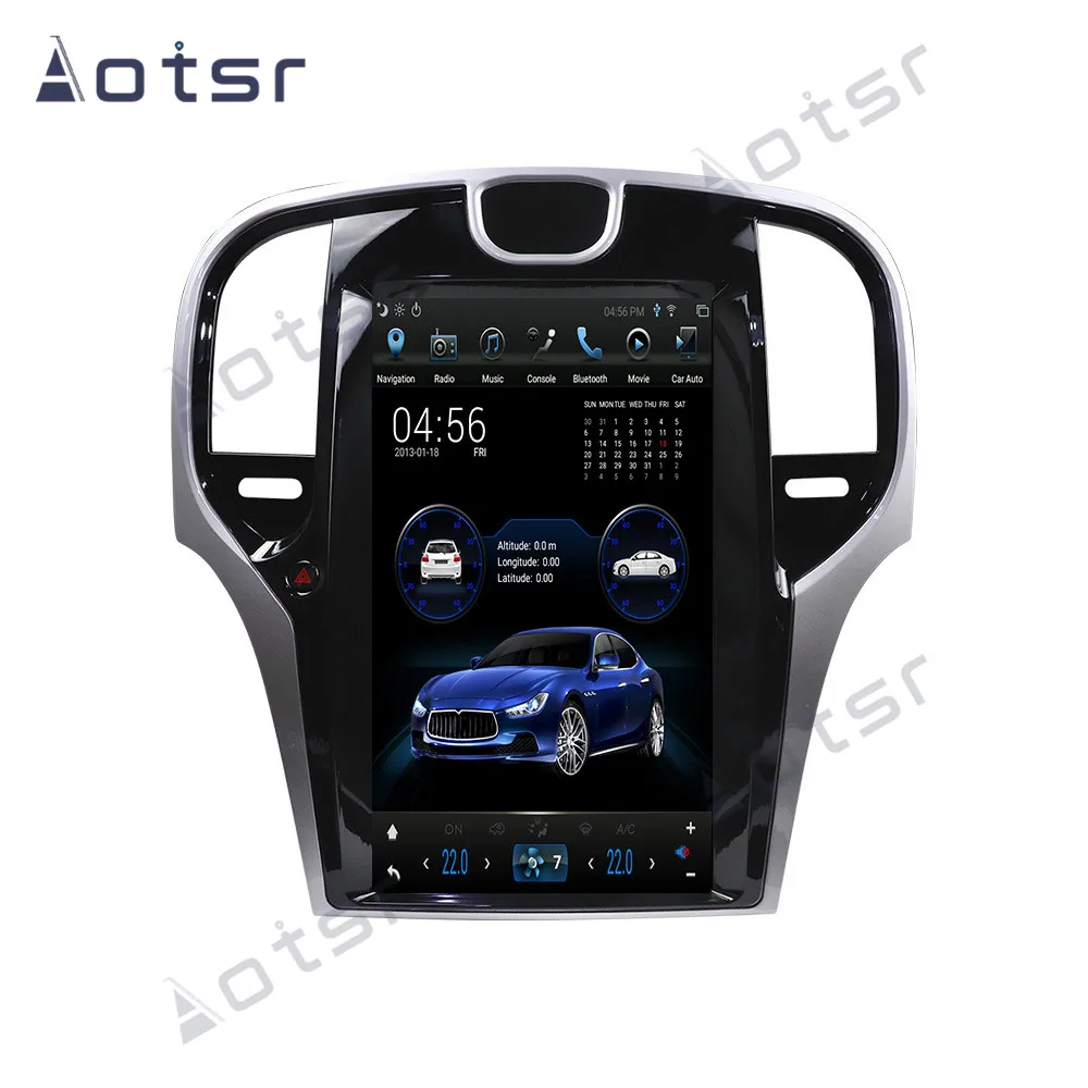 Автомагнитола AOTSR на Android 9 для Chrysler 300C 2013-2019 мультимедийный плеер с GPS-навигацией