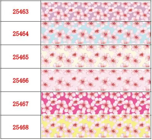 

Free Shipping 16mm-75mm PINK Pink Cherry blossom Grosgrain Ribbon/Elastic Band Party Decoration Hand-Knotted Headband 50 Yards