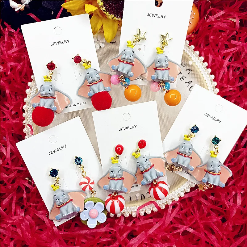 925 Silver Needle Anime Accessories Women Fashion Unsymmetrical Earrings Dumbo Disney Resin Cosplay Ear Pendants Girls Cute
925 Silver Needle Anime Accessories Women Fashion Unsymmetrical Earrings Dumbo Disney Resin Cosplay Ear Pendants Girls Cute