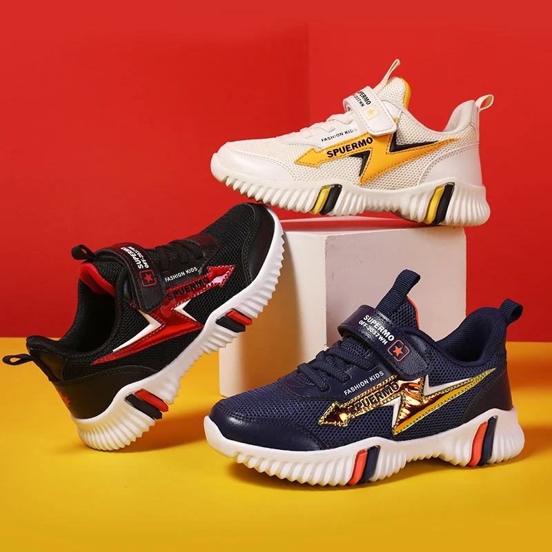 2019 Spring Autumn lightning Boys Girls Sports Brand Breathable Outdoor Kids Sneakers Running shoes Breathable Mesh shoes
2019 Spring Autumn lightning Boys Girls Sports Brand Breathable Outdoor Kids Sneakers Running shoes Breathable Mesh shoes