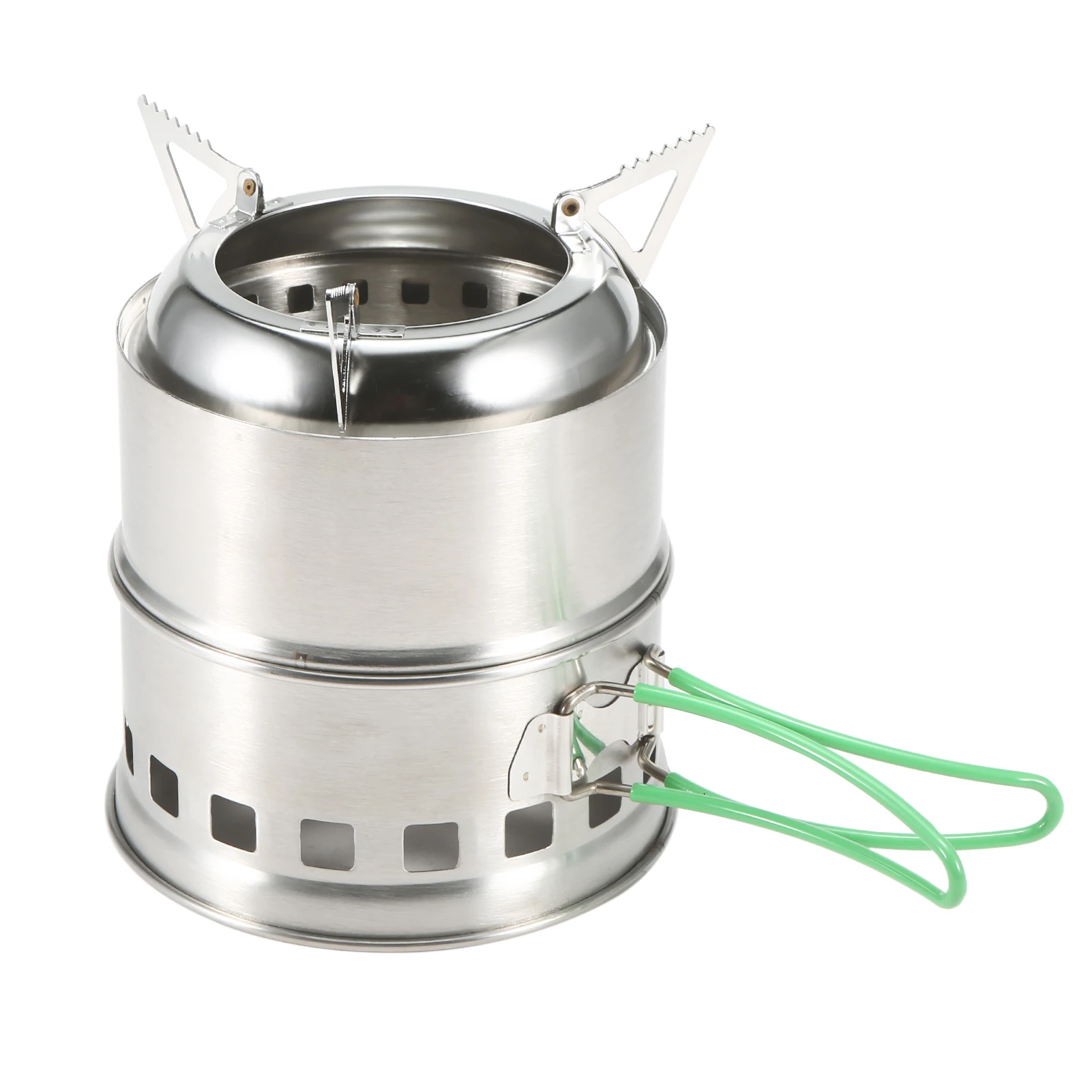 Lixada Folding Camping Stove Stainless Steel Portable Outdoor Camping Wood Burning Stove with Foldable Handles and Alcohol Tray
Lixada Folding Camping Stove Stainless Steel Portable Outdoor Camping Wood Burning Stove with Foldable Handles and Alcohol Tray