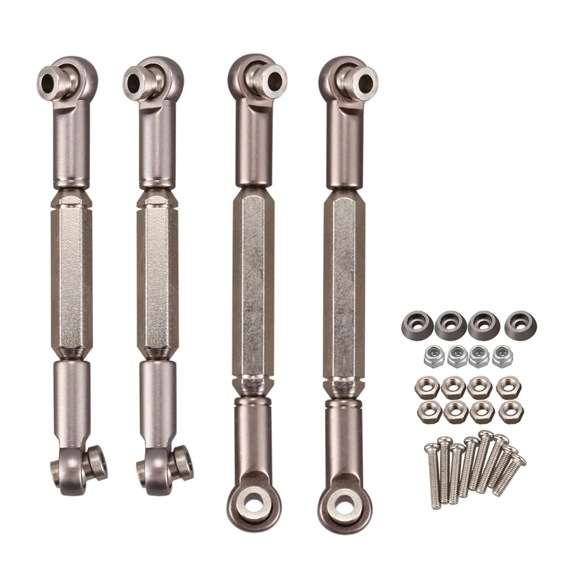 4Pcs Adjustable Front and Rear Hexagonal Tie Rod Parts for C14 C24 Half Truck Model Car
4Pcs Adjustable Front and Rear Hexagonal Tie Rod Parts for C14 C24 Half Truck Model Car