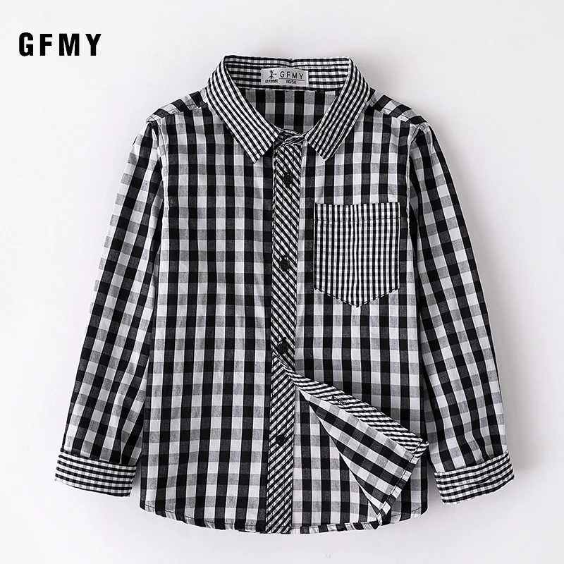 GFMY Spring&Autumn Fashion Kids Baby Boys Cotton Shirt Child Boy Plaid Shirts Clothing Children Casual Tops Clothing
GFMY Spring&Autumn Fashion Kids Baby Boys Cotton Shirt Child Boy Plaid Shirts Clothing Children Casual Tops Clothing