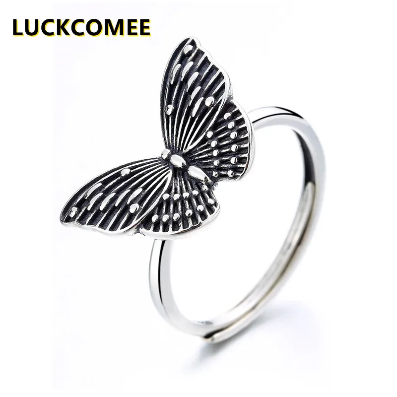 Женское кольцо в виде бабочки LUCKCOMEE, из стерлингового серебра 2,7 пробы, регулируемый размер, 094J
Женское кольцо в виде бабочки LUCKCOMEE, из стерлингового серебра 2,7 пробы, регулируемый размер, 094J