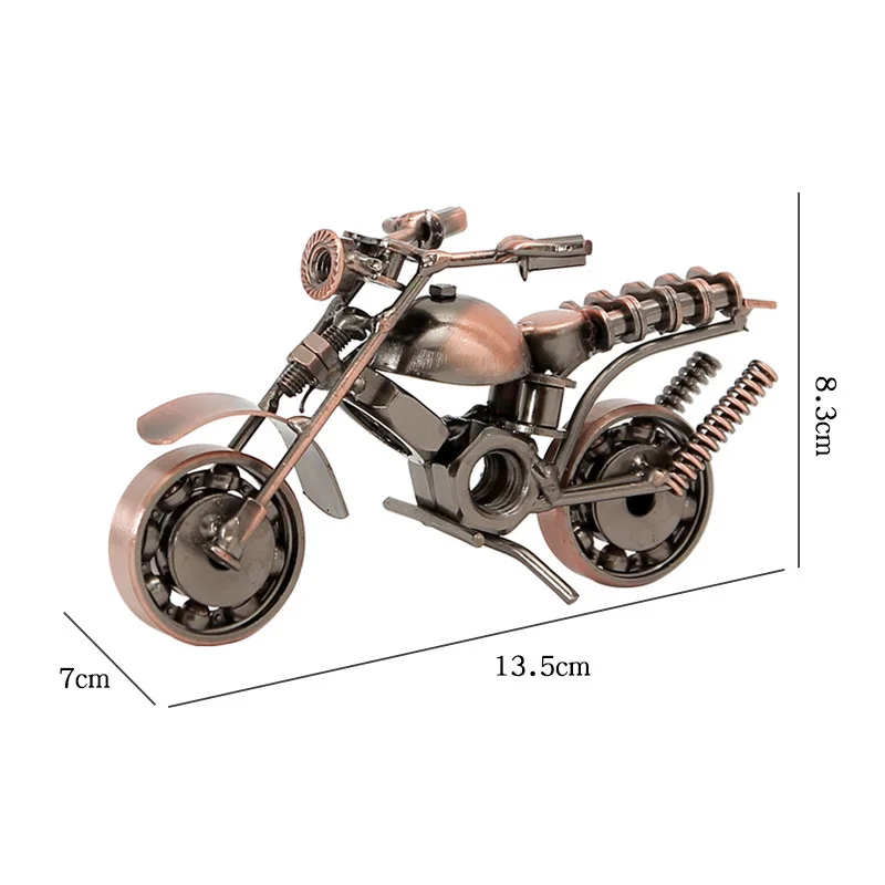 Retro Car Model Figurines Handmade Metal Motorcycle Small Ornaments Home Decor 3D Model Gifts Kid Toy Office Decoration Crafts
Retro Car Model Figurines Handmade Metal Motorcycle Small Ornaments Home Decor 3D Model Gifts Kid Toy Office Decoration Crafts