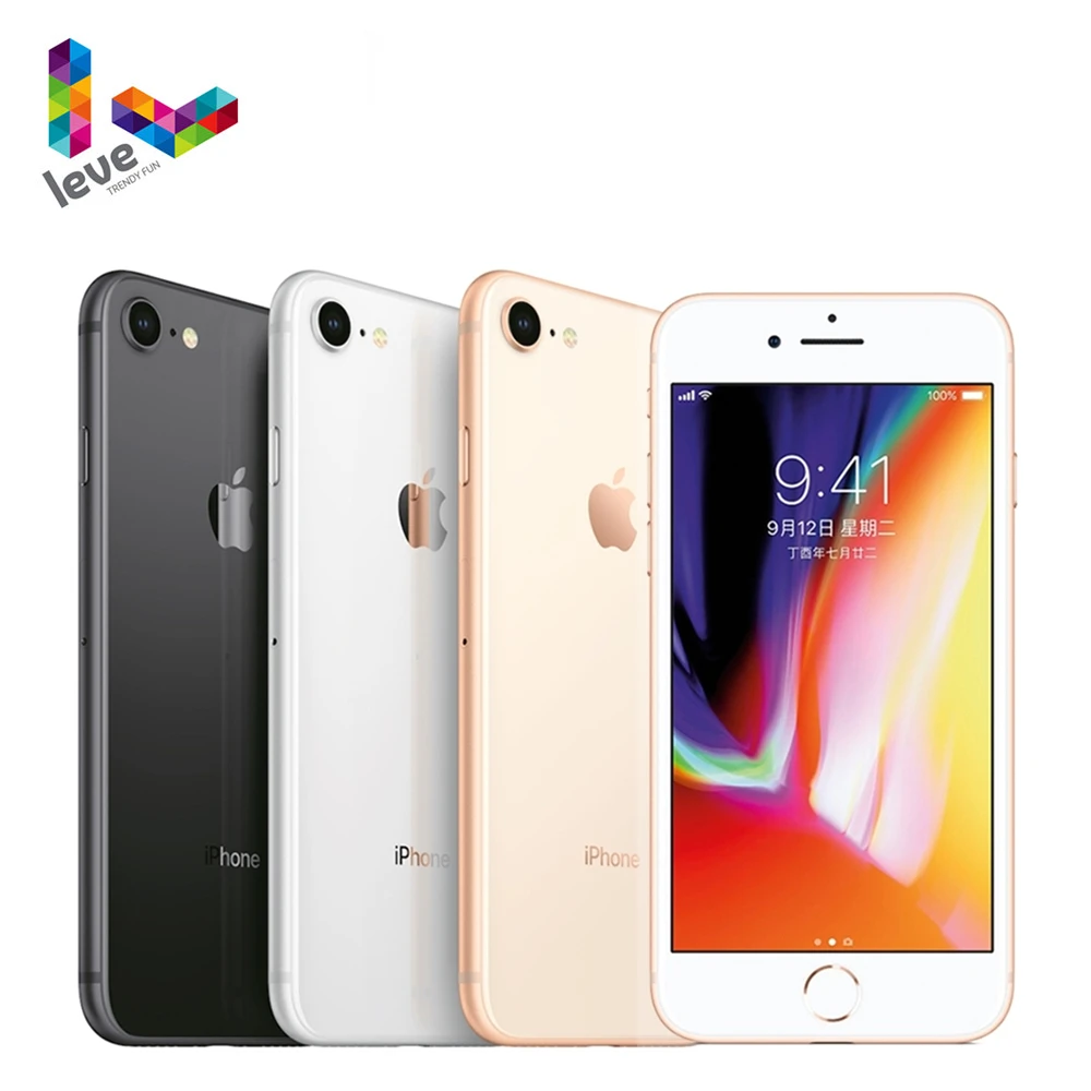 

Apple iPhone 8 Unlocked Used Mobile Phone 4.7" 2GB RAM 64GB/256GB ROM Quad Core 12MP Fingerprint 4G LTE Original iOS Cellphone