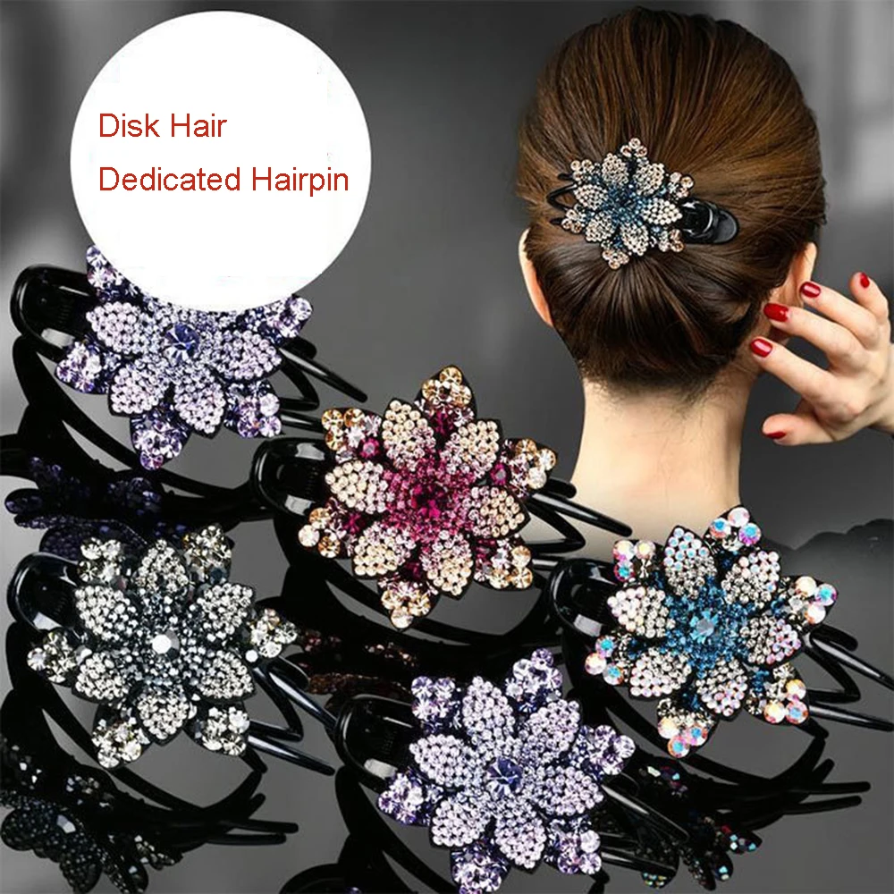 Rhinestone Flower Duckbill Hair Claws Vintage Hair Clips Hair Accessories For Women Shinning Hairpin Ponytail Headwear
Rhinestone Flower Duckbill Hair Claws Vintage Hair Clips Hair Accessories For Women Shinning Hairpin Ponytail Headwear