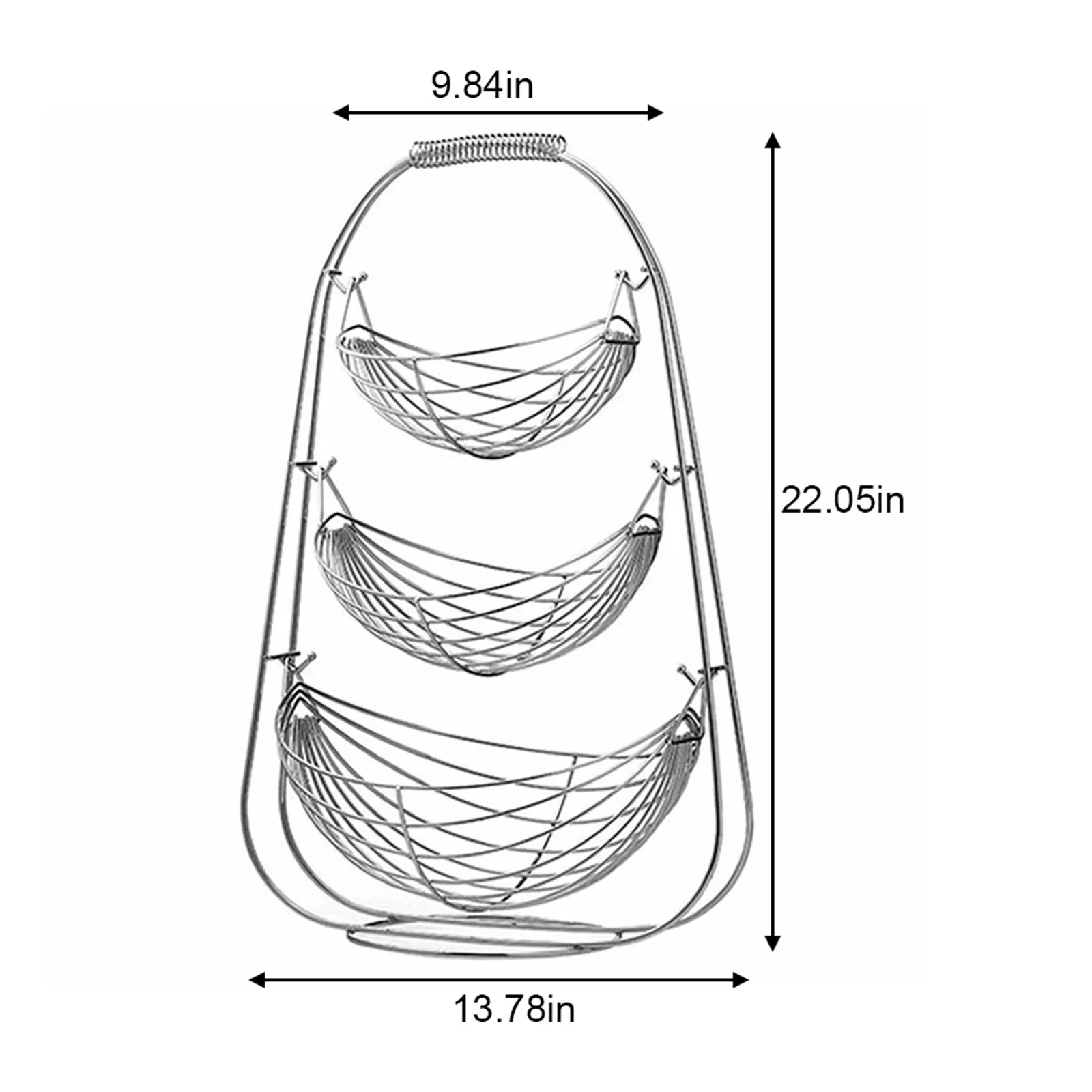 3 Tier Fruit Basket Bowl Holder Stand Kitchen Vegetables Storage Stainless Steel Organizer Decoration Household Food Storage
3 Tier Fruit Basket Bowl Holder Stand Kitchen Vegetables Storage Stainless Steel Organizer Decoration Household Food Storage