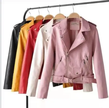 Women's moto biker zipper jacket Lapel PU Jacket autumn 2021 Ladies Fringed Short Coat female Jackets Black
Women's moto biker zipper jacket Lapel PU Jacket autumn 2021 Ladies Fringed Short Coat female Jackets Black