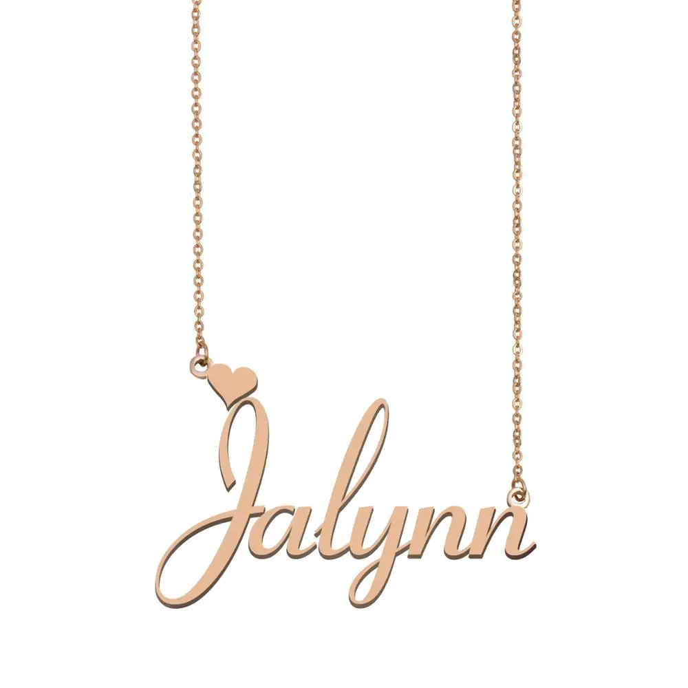 Jalynn Name Necklace , Custom Name Necklace for Women Girls Best Friends Birthday Wedding Christmas Mother Days Gift
Jalynn Name Necklace , Custom Name Necklace for Women Girls Best Friends Birthday Wedding Christmas Mother Days Gift