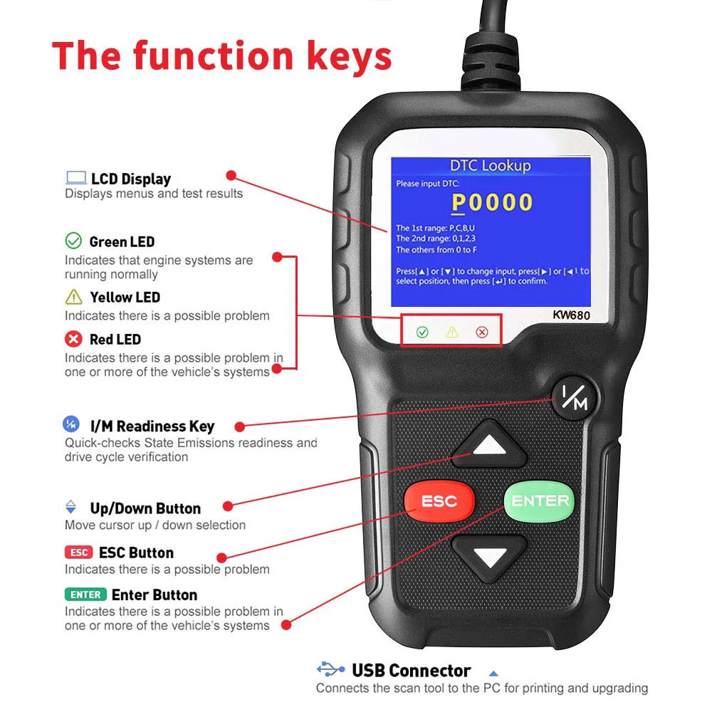 Obd2 Scanner Obd Car Diagnostic Auto Diagnostic-Tool Read Clear Fault Error Codes 8 Language Obd2 Automotive Scanner
Obd2 Scanner Obd Car Diagnostic Auto Diagnostic-Tool Read Clear Fault Error Codes 8 Language Obd2 Automotive Scanner