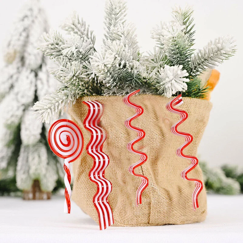 

Candy Cane Xmas Tree Decoration Merry Christmas Decorations for Home 2021 Navidad Gift Christmas Tree Ornaments New Year 2022
