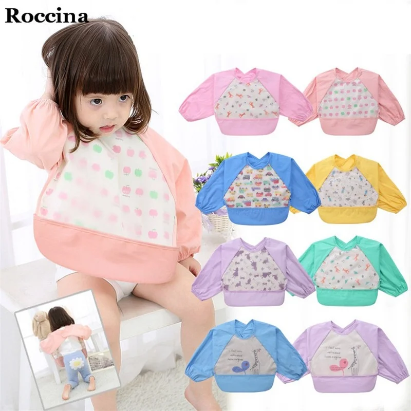 Cartoon Baby Bibs EVA Waterproof Lunch Bibs Long Sleeve Infants Children Bibs Burp Cloths For Girl Boys Kids Self Feeding Care
Cartoon Baby Bibs EVA Waterproof Lunch Bibs Long Sleeve Infants Children Bibs Burp Cloths For Girl Boys Kids Self Feeding Care