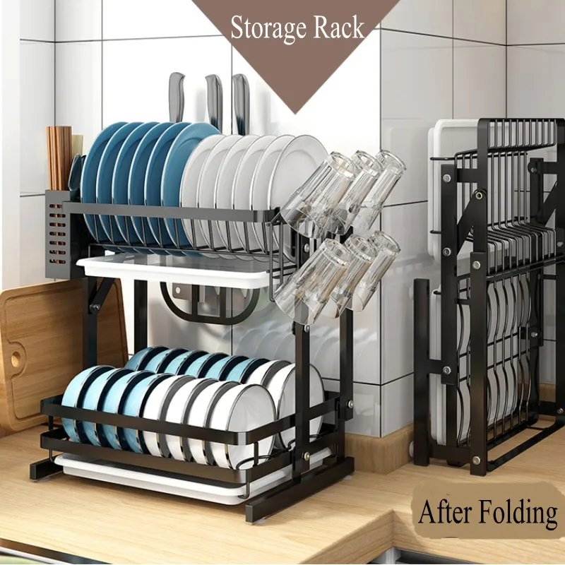 Folding Dish Drainer Kitchen Cutlery Cup Plates Dish Rack Sink Rack Drip Tray Storage Shelf Stainless Storage Organizer Holder
Folding Dish Drainer Kitchen Cutlery Cup Plates Dish Rack Sink Rack Drip Tray Storage Shelf Stainless Storage Organizer Holder