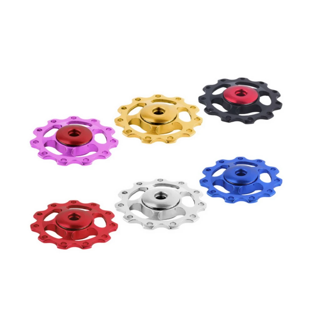 2pcs 11T Ultralight MTB Bike Aluminum Alloy Bearing Sprocket Wheel Rear Derailleur Guide wheel flywheel Bicycle Accessories
2pcs 11T Ultralight MTB Bike Aluminum Alloy Bearing Sprocket Wheel Rear Derailleur Guide wheel flywheel Bicycle Accessories
