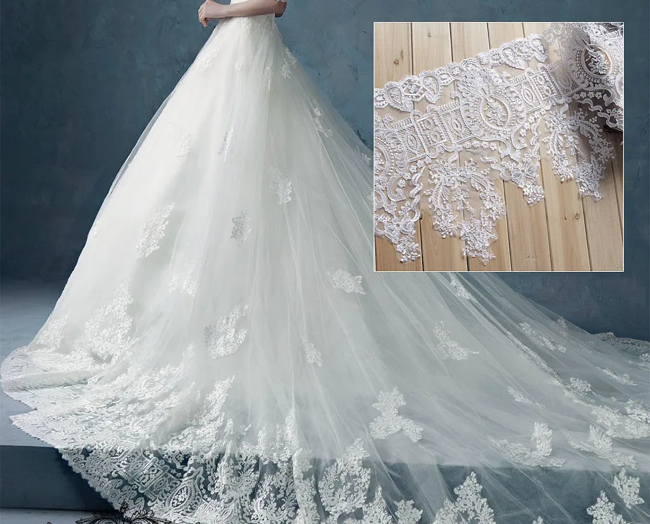 high lace trim embroidery lace boarder bridal dress lace trim DIY lace Veil Trim 10 Yards
high lace trim embroidery lace boarder bridal dress lace trim DIY lace Veil Trim 10 Yards