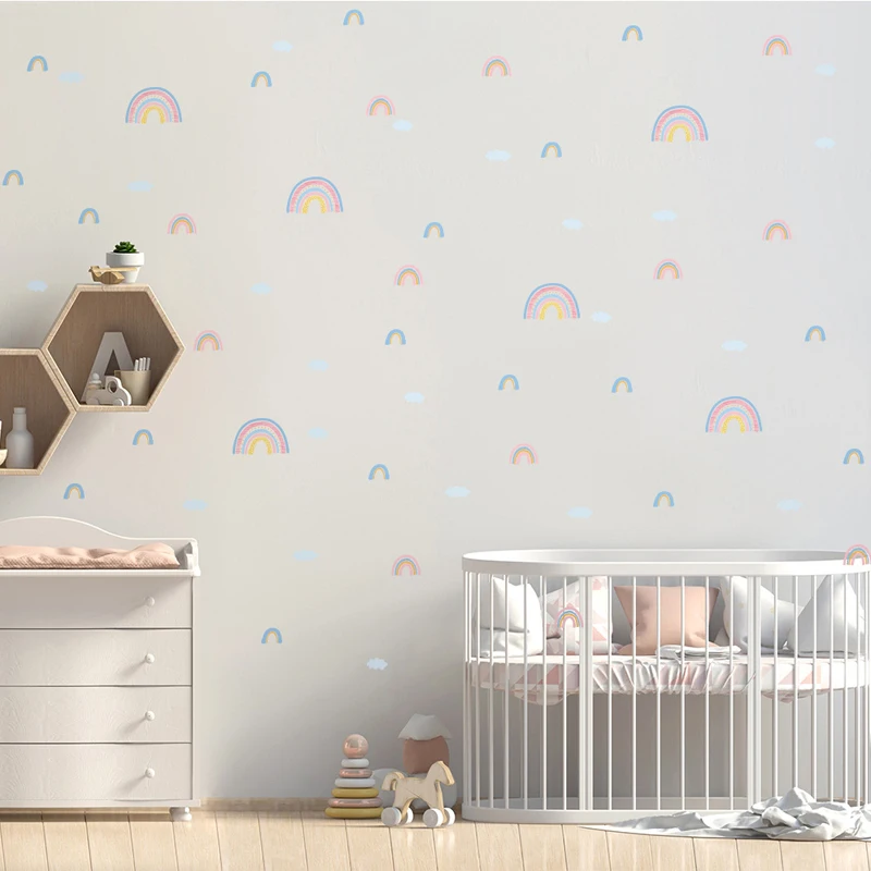 58pcs/set Cartoon Rainbow Weather Wall Stickers for Children Room Nursery Waterproof Kids Room DIY Colorful PVC Sticker Decals
58pcs/set Cartoon Rainbow Weather Wall Stickers for Children Room Nursery Waterproof Kids Room DIY Colorful PVC Sticker Decals