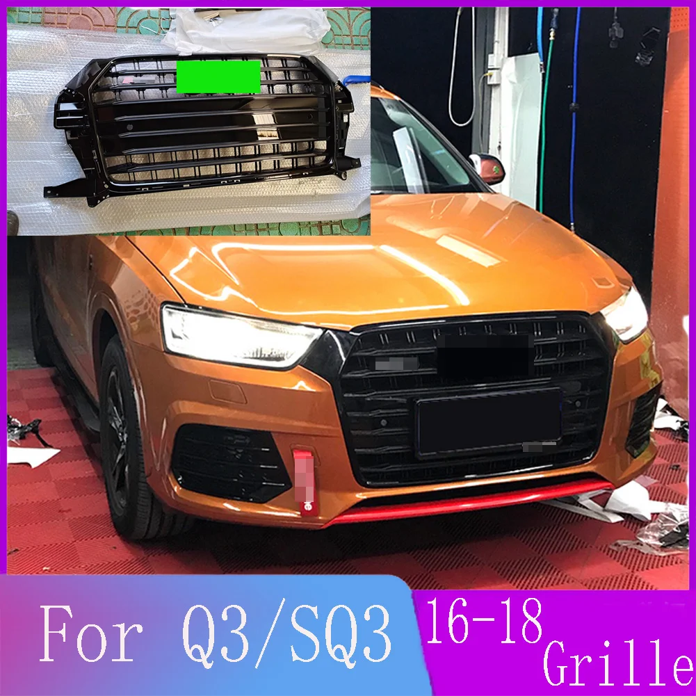 For Audi Q3/SQ3 2016 2017 2018 (For S Q3 style) Car Accessory Front Bumper Grille Centre Panel Styling Upper Grill 16 17 18
For Audi Q3/SQ3 2016 2017 2018 (For S Q3 style) Car Accessory Front Bumper Grille Centre Panel Styling Upper Grill 16 17 18