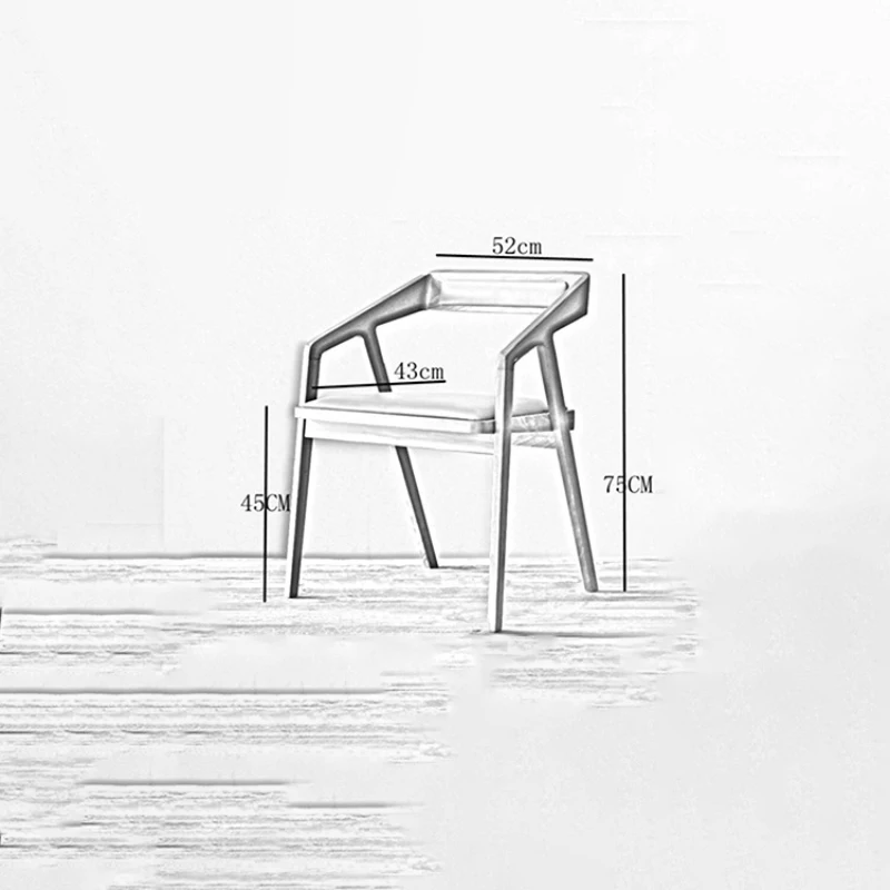 Nordic Dining Chair for Kitchen Solid Wood Dining Chairs Home Furniture Armchair Soft Pack Seat Minimalist Modern Backrest Chair
Nordic Dining Chair for Kitchen Solid Wood Dining Chairs Home Furniture Armchair Soft Pack Seat Minimalist Modern Backrest Chair