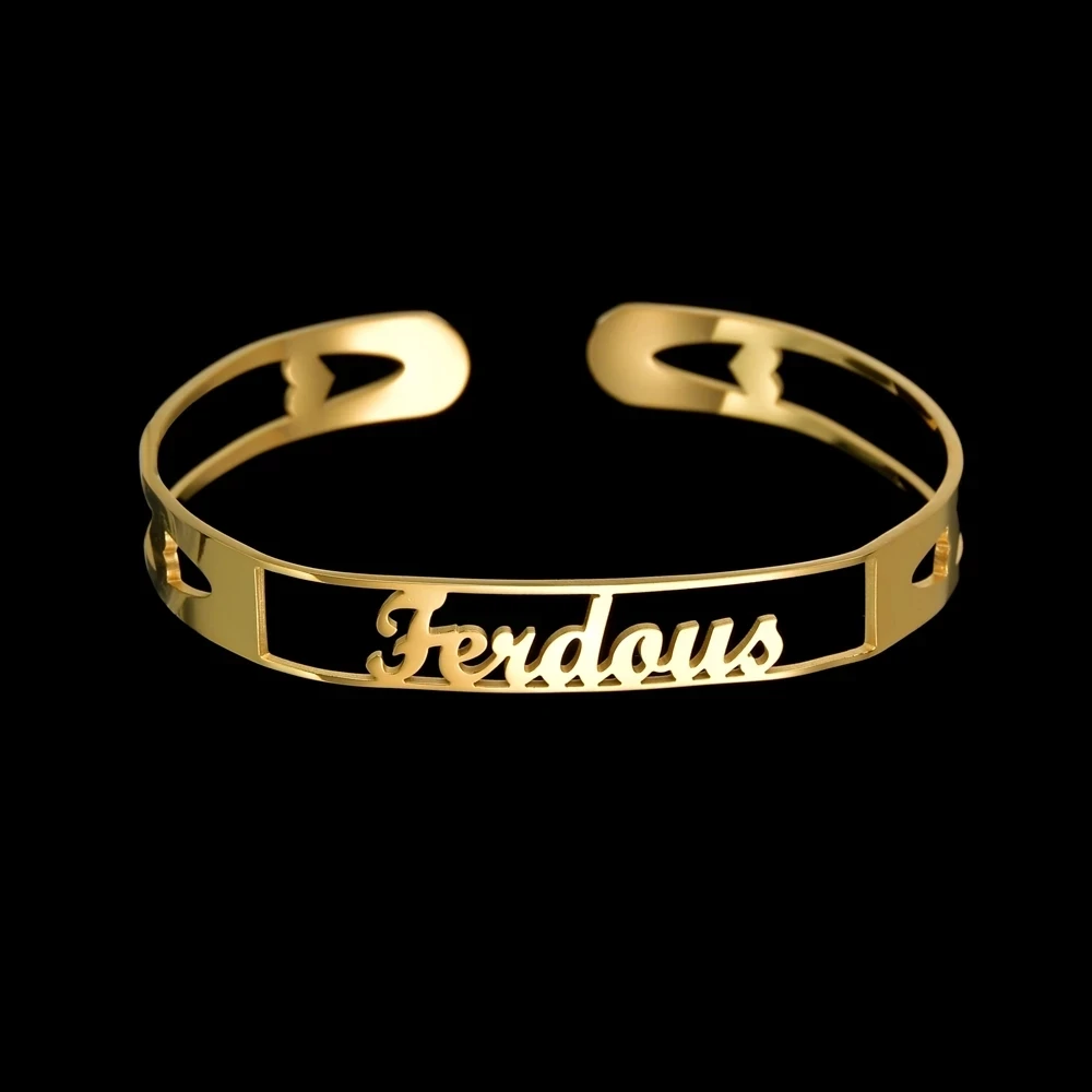Gosun Customized Name Heart Nameplate Bracelet Personalized Custom Cuff Bangles For Lover Women Girl Stainless Steel Gift
Gosun Customized Name Heart Nameplate Bracelet Personalized Custom Cuff Bangles For Lover Women Girl Stainless Steel Gift