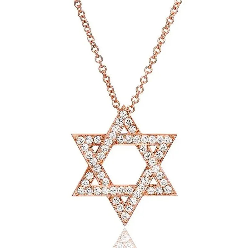 New Trendy Six-pointed Star Pendant Necklace for Women Shiny Crystal Zircon Delicate Daily Wearable Female Trendy Jewelry
New Trendy Six-pointed Star Pendant Necklace for Women Shiny Crystal Zircon Delicate Daily Wearable Female Trendy Jewelry