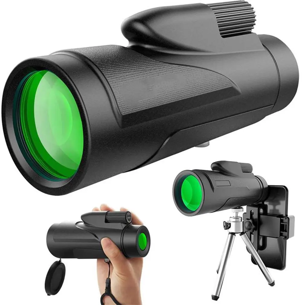12x50 Powerful Monocular Telescope , Optional Tripod and Smartphone Holder, Suitable for Hiking and Camping Telescopio
12x50 Powerful Monocular Telescope , Optional Tripod and Smartphone Holder, Suitable for Hiking and Camping Telescopio