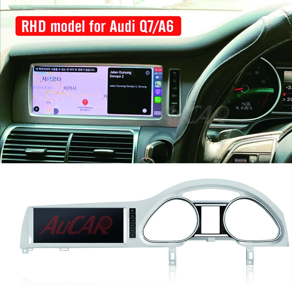 Автомобильный мультимедийный плеер Aucar на Android для Audi Q7 A6 RHD 2005 2015 автомобильное