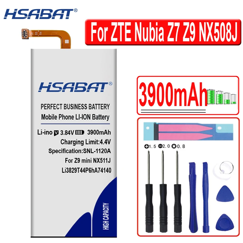 HSABAT 3900mAh Li3829T44P6hA74140 Battery for ZTE Nubia Z9 mini NX511J cell phone battery
HSABAT 3900mAh Li3829T44P6hA74140 Battery for ZTE Nubia Z9 mini NX511J cell phone battery