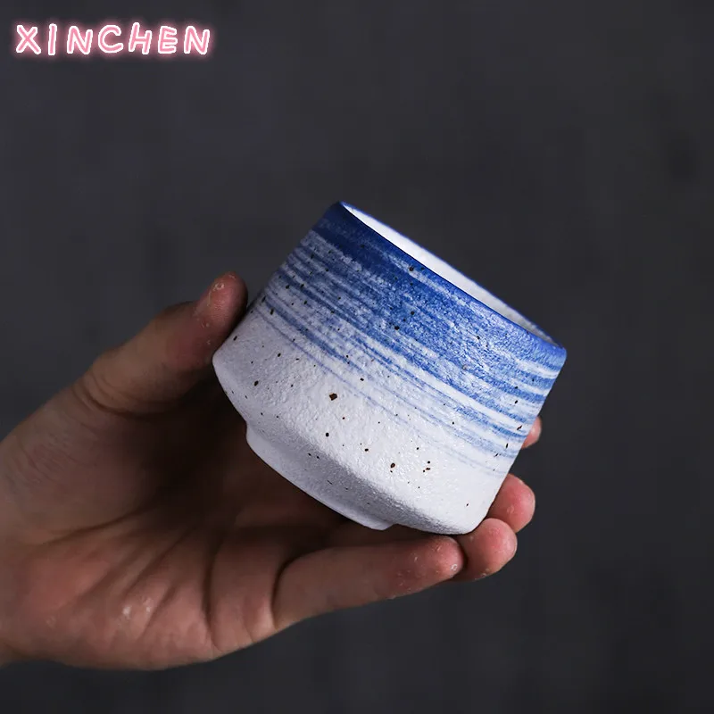 XINCHEN chinese ceramic tea cup big capacity blue porcelain tea cups chinese kung fu cup 170ml
XINCHEN chinese ceramic tea cup big capacity blue porcelain tea cups chinese kung fu cup 170ml