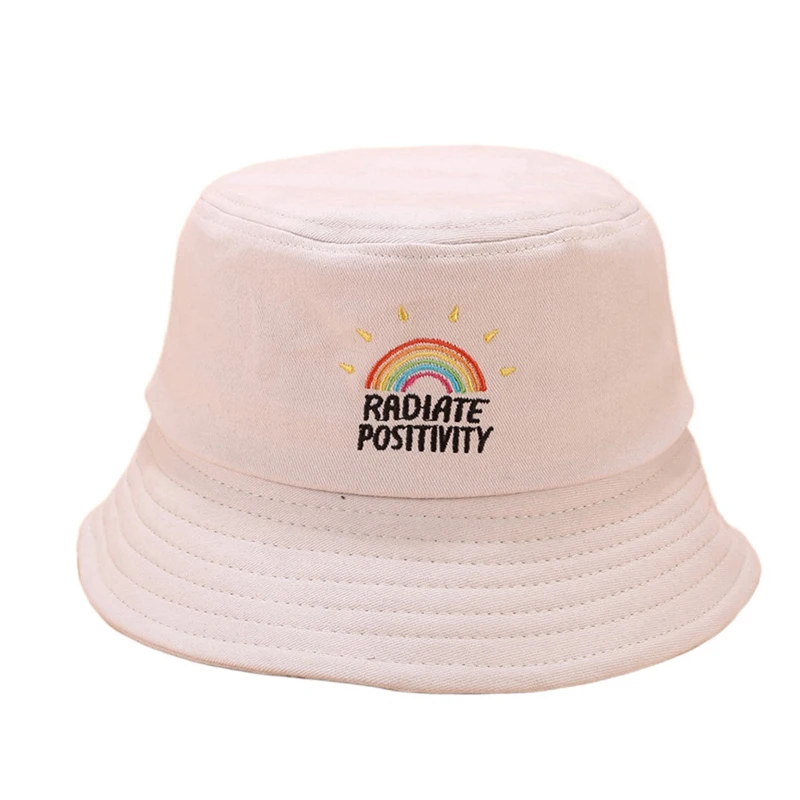 Summer Men And Women Rainbow Embroidered Fisherman Hat Sun Protection Folding Sun Hat
Summer Men And Women Rainbow Embroidered Fisherman Hat Sun Protection Folding Sun Hat