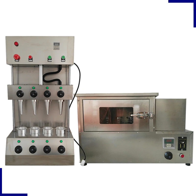 4 Mold Umbrella Pizza Cone Making Machine Pizza Cone Forming Equipment/Pizza Cone Machine with Rotary Oven
4 Mold Umbrella Pizza Cone Making Machine Pizza Cone Forming Equipment/Pizza Cone Machine with Rotary Oven