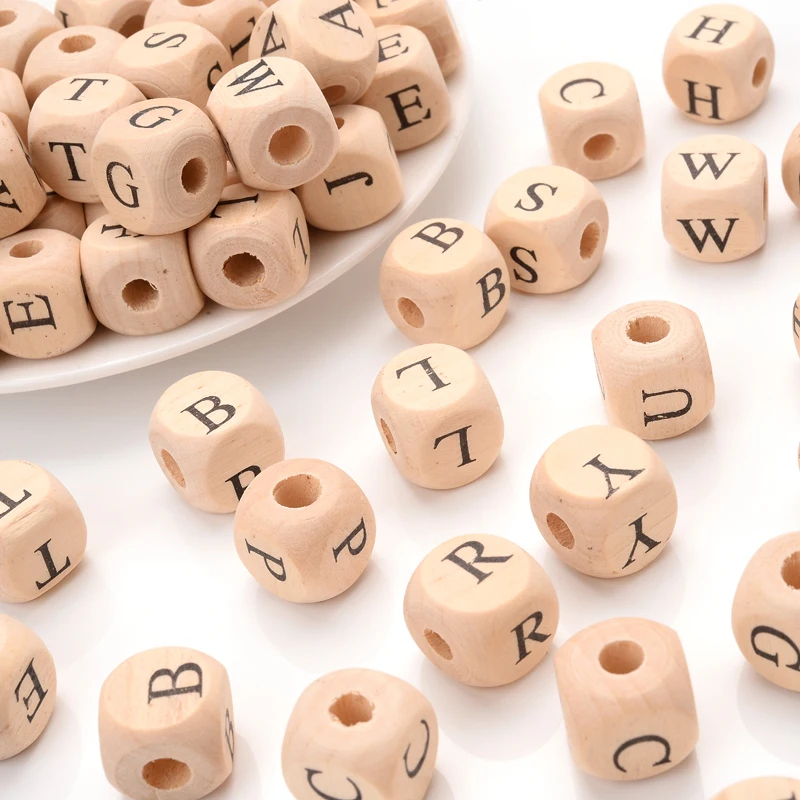 20Pcs 10/12/14mm Mixed Wooden Alphabet Letter Beads Square Cube Natural Wood Spacer Beads For Jewelry Making DIY Bracelet
20Pcs 10/12/14mm Mixed Wooden Alphabet Letter Beads Square Cube Natural Wood Spacer Beads For Jewelry Making DIY Bracelet