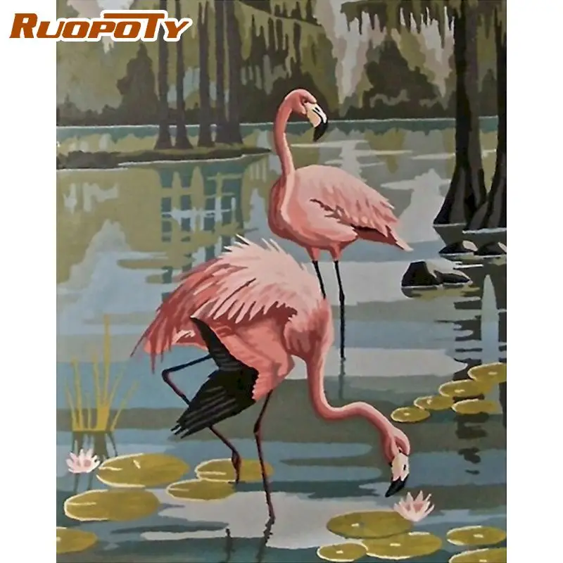 RUOPOTY Painting By Numbers Flamingo Animals wall decor on Canvas Wall Art Canvas Drawing by numbers Acrylic Home Decor
RUOPOTY Painting By Numbers Flamingo Animals wall decor on Canvas Wall Art Canvas Drawing by numbers Acrylic Home Decor