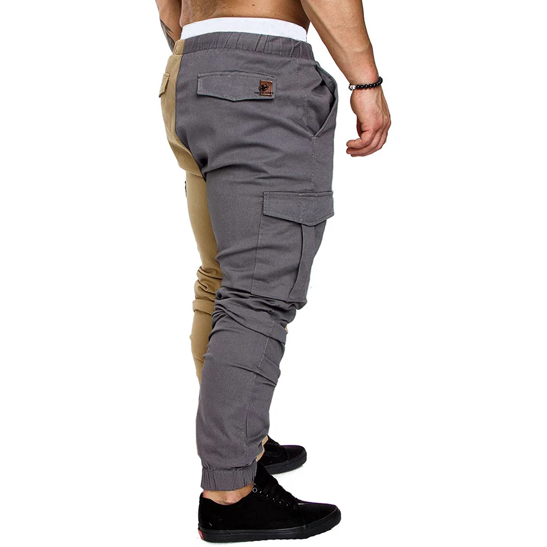 Casual Men's Harem Pants Spring Patchwork Drawstring Elastic Waist Joggers Trousers Homme Cargo Pants Male Hip Hop Sweatpants
Casual Men's Harem Pants Spring Patchwork Drawstring Elastic Waist Joggers Trousers Homme Cargo Pants Male Hip Hop Sweatpants