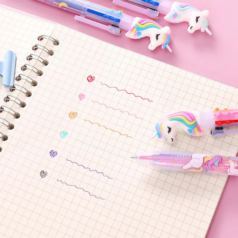 Cartoon Unicorn 3 in 1 Ballpoint Pen Kids Children's School Office Supplies Kids Student Gift Pen 0.7mm, Pen Body 17.5cm 1pc
Cartoon Unicorn 3 in 1 Ballpoint Pen Kids Children's School Office Supplies Kids Student Gift Pen 0.7mm, Pen Body 17.5cm 1pc
