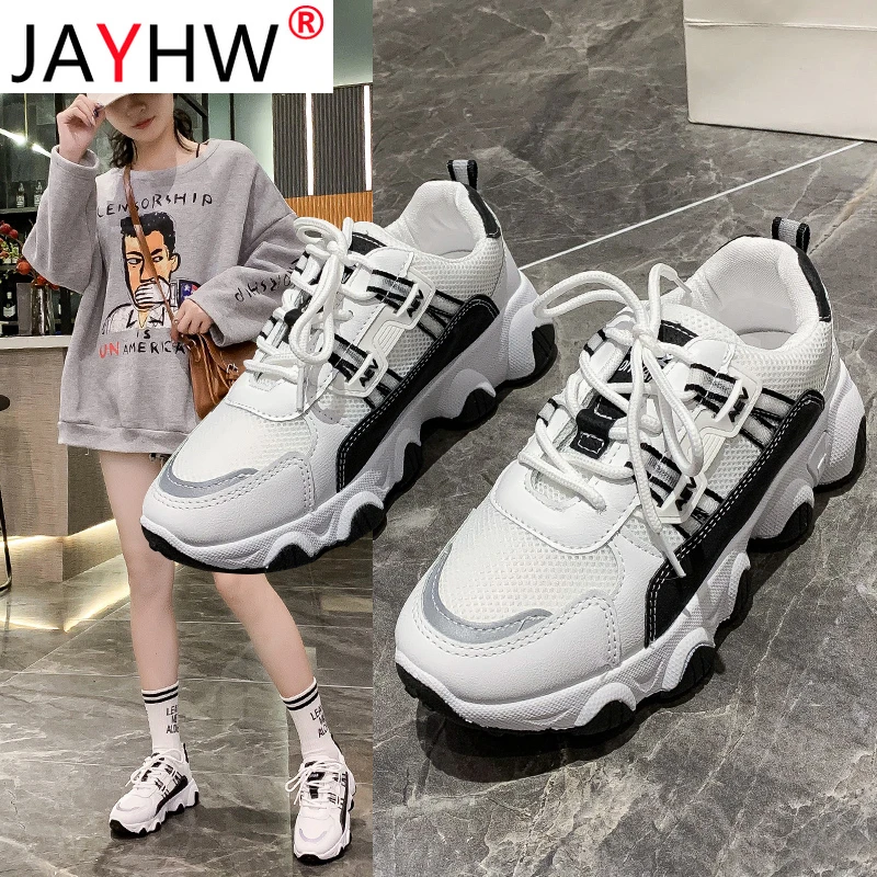 JAYHW Women'S Trainers Fashion Sneakers Woman Casual Vulcanized Shoes For Female Mesh Breathable Thick Bottom Sport Shoes
JAYHW Women'S Trainers Fashion Sneakers Woman Casual Vulcanized Shoes For Female Mesh Breathable Thick Bottom Sport Shoes