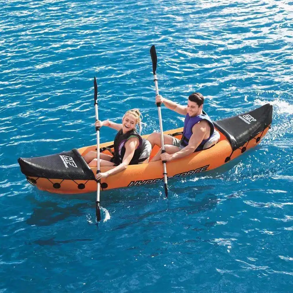 Duty Tax Free Inflatable Kayak Fishing Boat Portable Water Sport With Paddle Pump And Bag For 2Persons Size 321X88CM Orange
Duty Tax Free Inflatable Kayak Fishing Boat Portable Water Sport With Paddle Pump And Bag For 2Persons Size 321X88CM Orange