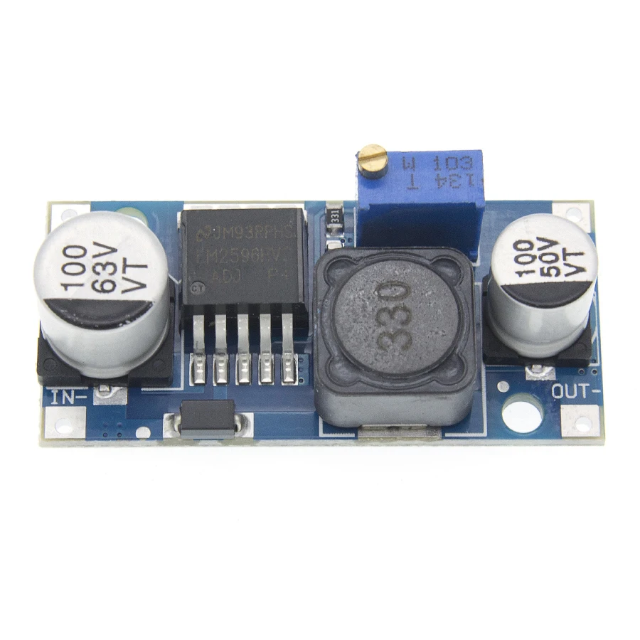Новый Регулируемый понижающий преобразователь LM2596HVS LM2596 HV LM2596HV модуль питания 4 5