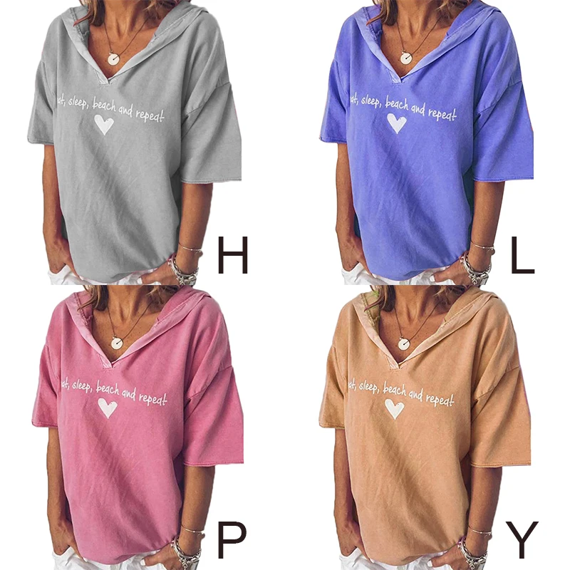 Women Fashion Letter Printed Hoodies Sweatshirt Women Casual Short-sleeved Hooded Pullovers Female Tops Large Size 5XL
Women Fashion Letter Printed Hoodies Sweatshirt Women Casual Short-sleeved Hooded Pullovers Female Tops Large Size 5XL