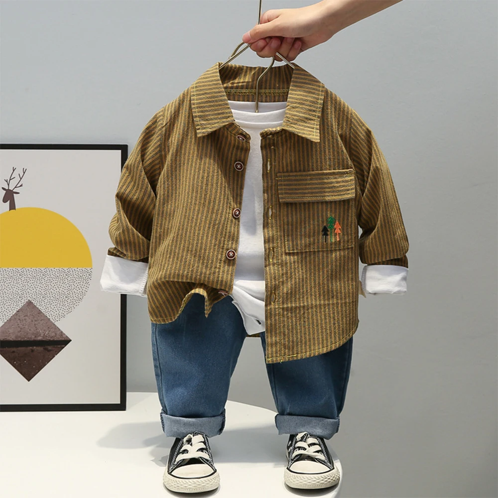 Baby Clothes Children Outfits Set Kids trendy Clothing Boys Spring Designer Khaki Boutique Wear Free Shipping shirt+Jeans 2pcs
Baby Clothes Children Outfits Set Kids trendy Clothing Boys Spring Designer Khaki Boutique Wear Free Shipping shirt+Jeans 2pcs