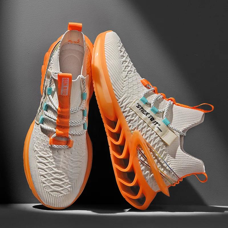 Summer Men Blade Casual Shoes Breathable Mesh Sports Shoes Trendy Antiskid Damping Sneakers Reflective Casual Sneaker Zapatillas
Summer Men Blade Casual Shoes Breathable Mesh Sports Shoes Trendy Antiskid Damping Sneakers Reflective Casual Sneaker Zapatillas