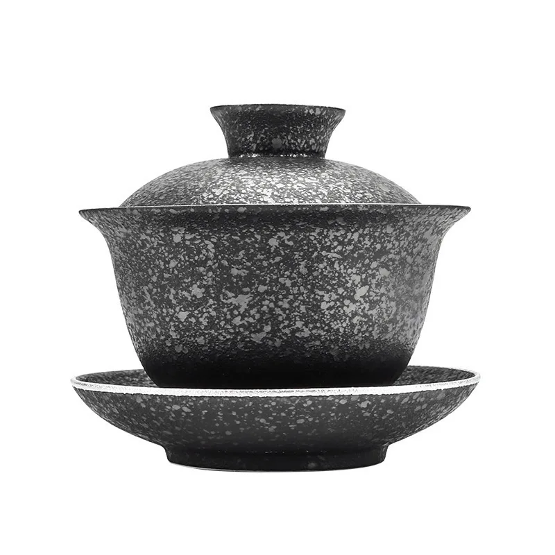Longquan Celadon Three-force Lidded-Cup Single Tea Large Size Handmade Ceramic Geware Binglie Kung Fu Tea Set Household
Longquan Celadon Three-force Lidded-Cup Single Tea Large Size Handmade Ceramic Geware Binglie Kung Fu Tea Set Household