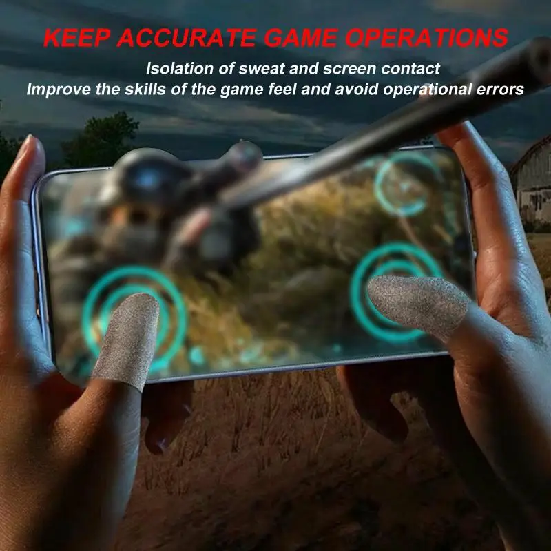 10Pcs Game Controller Finger Cover Sweat Proof Gaming Finger Gloves Non-Scratch Sleeve Sensitive Mobile Touch Screen For Pubg
10Pcs Game Controller Finger Cover Sweat Proof Gaming Finger Gloves Non-Scratch Sleeve Sensitive Mobile Touch Screen For Pubg