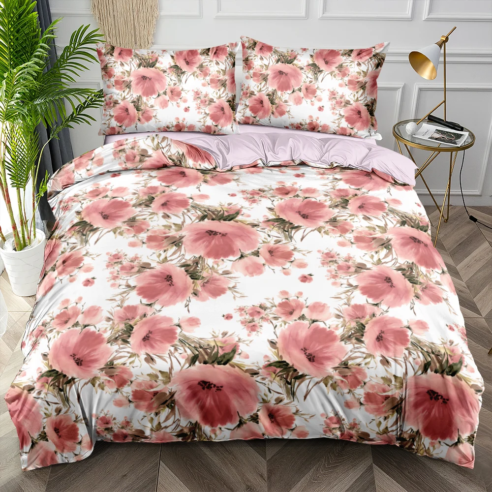Small Floral Duvet Cover Set Pink White Colorful Twin Double King Size Bed Linen Beautiful Modern Bedding Sets for Women Adults
Small Floral Duvet Cover Set Pink White Colorful Twin Double King Size Bed Linen Beautiful Modern Bedding Sets for Women Adults