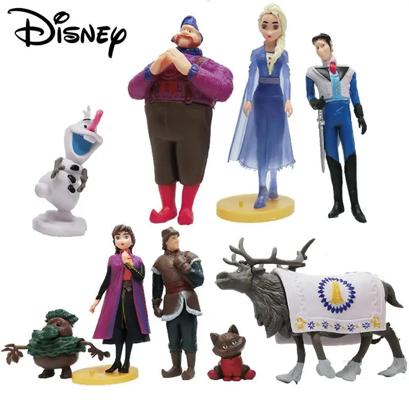 

Disney Frozen Snow Queen Elsa Anna Pvc Action Figures Olaf Kristoff Sven Anime Dolls Figurines Model Toys For Children Gifts