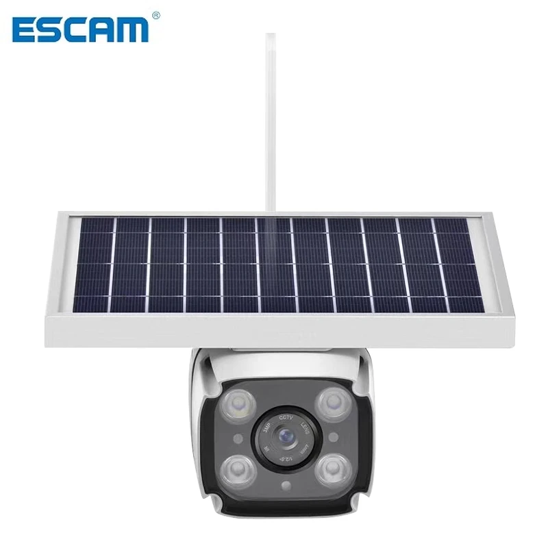 ESCAM QF460 4G Solar Camera with 2-way Intercom 5.5w Solar Panel PIR Motion Detection Free Cloud Storage HD IP Camera Rainproof
ESCAM QF460 4G Solar Camera with 2-way Intercom 5.5w Solar Panel PIR Motion Detection Free Cloud Storage HD IP Camera Rainproof