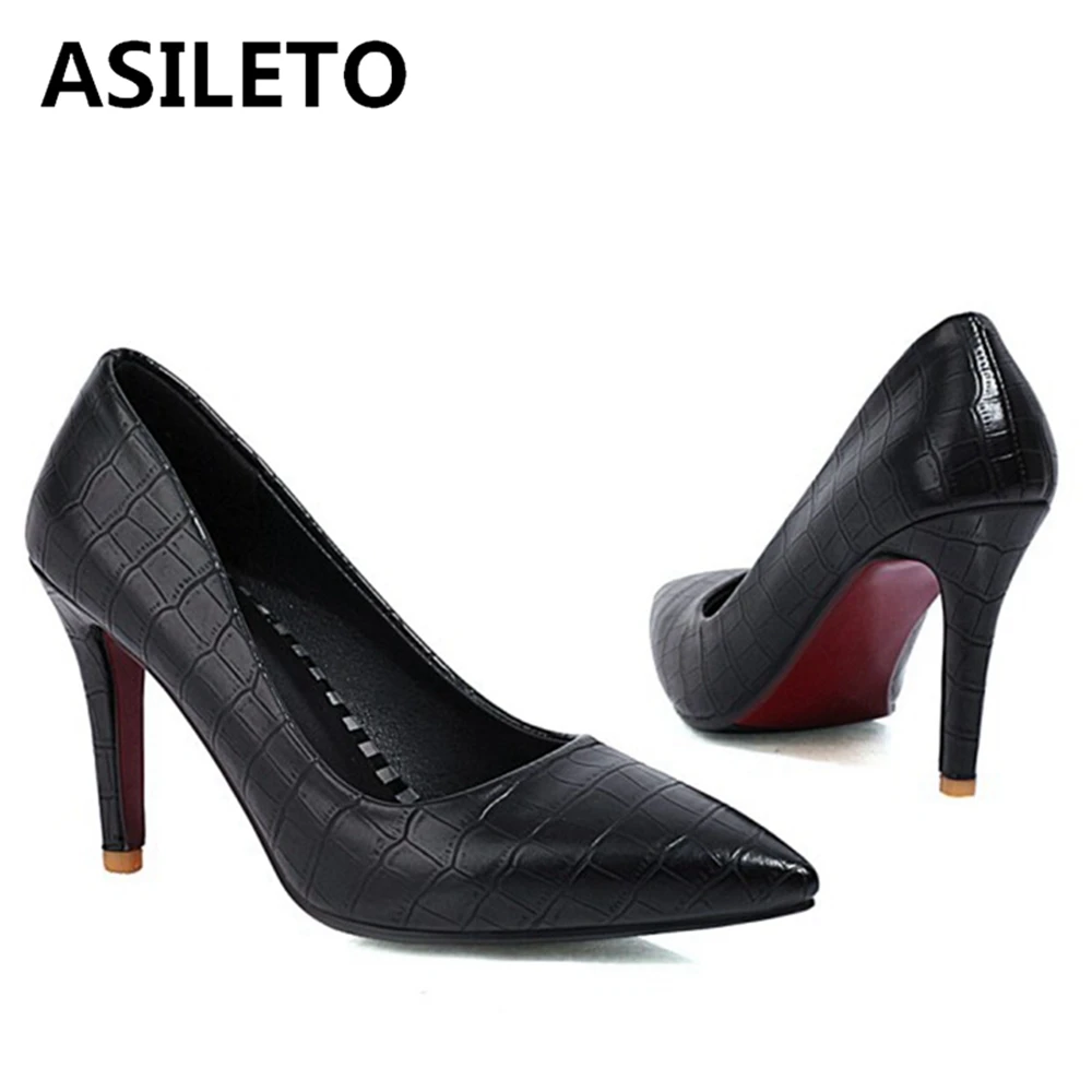 ASILETO, маленькие и большие размеры 32-43, классические туфли, дамские остроносые туфли-лодочки на тонком каблуке 9 см из искусственной кожи, офис...
ASILETO, маленькие и большие размеры 32-43, классические туфли, дамские остроносые туфли-лодочки на тонком каблуке 9 см из искусственной кожи, офис...