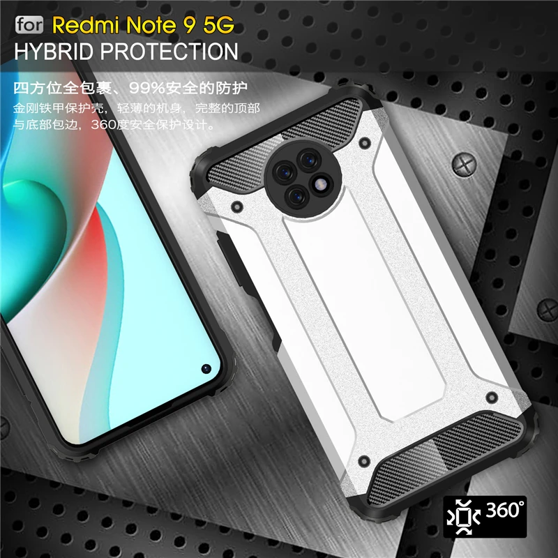 Case For Xiaomi Redmi Note 9T 5G Case Anti-knock TPU+PC Hybrid Armor Cover For Redmi Note 9T 5G Back Case For Redmi Note 9T 5G
Case For Xiaomi Redmi Note 9T 5G Case Anti-knock TPU+PC Hybrid Armor Cover For Redmi Note 9T 5G Back Case For Redmi Note 9T 5G