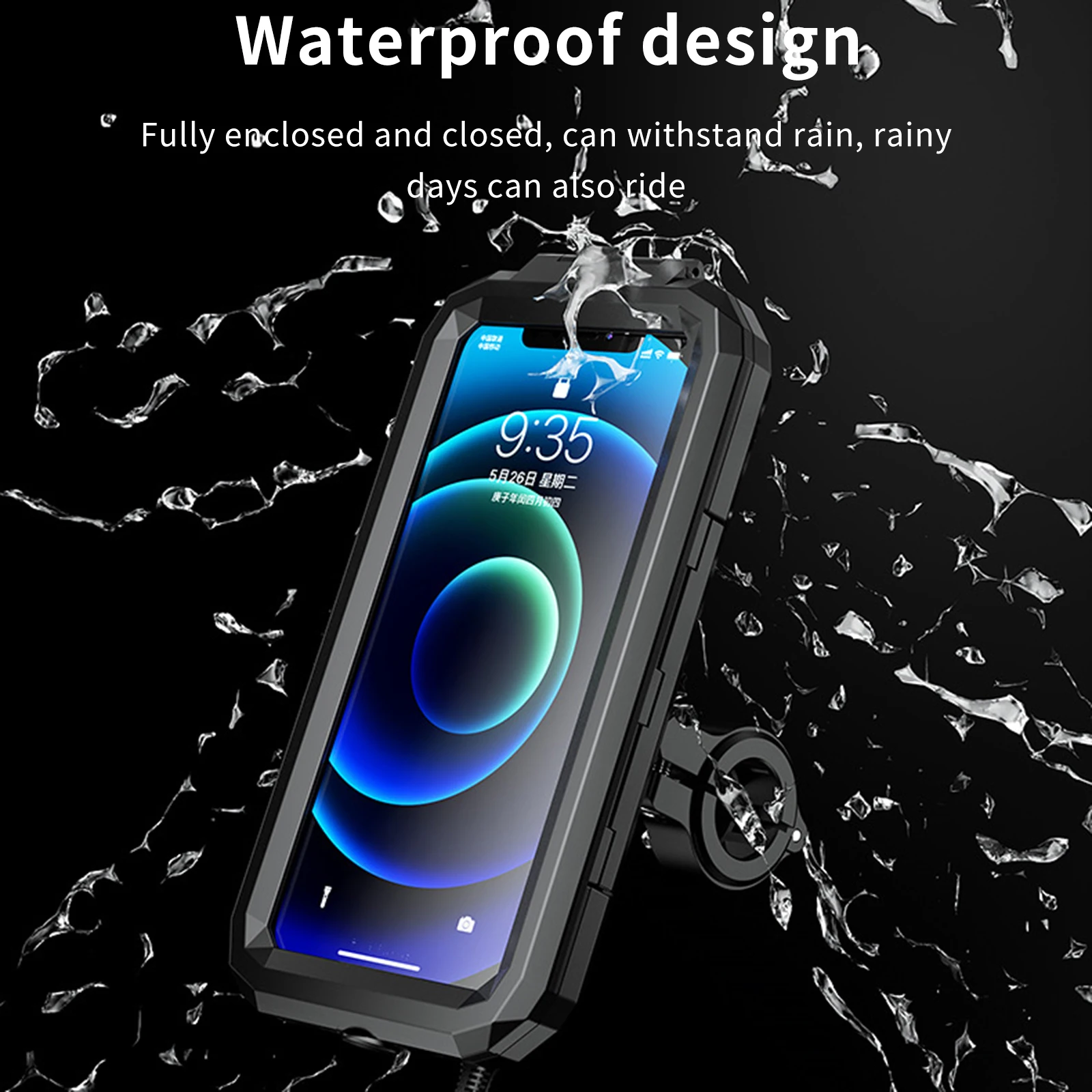 Universal Motorcycle Bike Phone Holder Waterproof Touching Screen Cellphone Holder for M18L-B2 M18S-B2 M18L-B1 M18S-B1
Universal Motorcycle Bike Phone Holder Waterproof Touching Screen Cellphone Holder for M18L-B2 M18S-B2 M18L-B1 M18S-B1